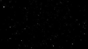 Endless White Particles Outer Space Black Background Animation Visual Effect