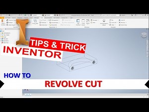 Inventor How To Revolve Cut