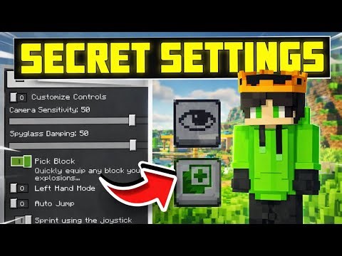 MINECRAFT SECRET SETTING IN BEDROCK ADDITION 🤯