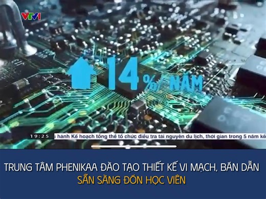#PhenikaaUni_Chuyểnđộng Trung tâm Phenikaa Đào tạo thiết kế Vi mạch bán dẫn - Trường Đại học Phenikaa cung cấp các khóa học: 🎯 Các chương trình đào tạo thiết kế Chip số: ✔ Các khóa đào tạo cơ bản ✔ Các khóa đào tạo thiết kế Frontend (RTL, FPGA) ✔ Các khóa đào tạo thiết kế Middle-end (Synthesis, DFT, Verification) ✔ Các khóa đào tạo thiết kế Backend (PD, PV, Signoff) ✔ Các khóa đào tạo Firmware (SDK, CPU, DSP, NPU, AI, OS) ✔ Các khóa đào tạo thiết kế hệ thống và cao cấp (ASIP, System Architect, 