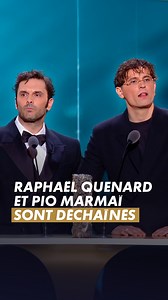 Le duo Raphaël Quenard et Pio Marmaï 🤝 La 50e Cérémonie des César, à revoir sur CANAL . #César2025 | CANAL