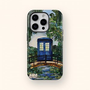 Doctor Who Phone Case Tardis Phone Case Dr Who Gift Time Machine Blue Police Box Claude Monet Bridge Samsung iPhone Impressionist Phone Case - Etsy Australia