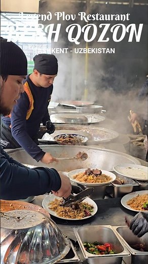 THE MOST FAMOUS RESTAURANT IN TASHKENT UZBEKISTAN | BESH QOZON SERVE THOUSANDS EVERY SINGLE DAY PLOV