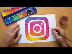 How to draw the Instagram logo