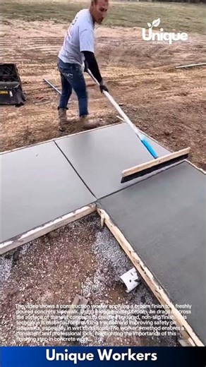 Concrete Sidewalk Magic: Broom Finishing Technique for Perfect Texture