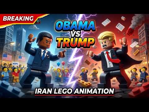 Obama Suddenly Returns & Unites Dems Against Trump! - Iran LEGO Animation