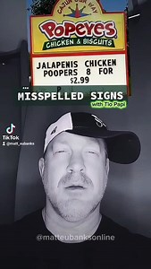 MISSPELLED SIGNS with Tio Papi. #signfails #funny #comedy #sarcasm #fails | Matt Eubanks
