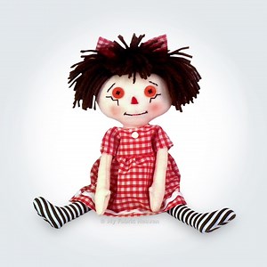 Little Cloth Doll With Clothes PDF Sewing PATTERN & Photo-tutorial - Moveable Limbs and Embroidered Face - Etsy