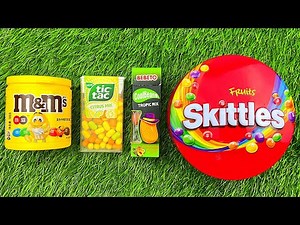 Skittles & M&M's Unboxing | The Ultimate ASMR Candy Experience with Rainbow Colors and Sweet Sounds