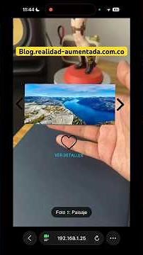 Cómo hacer una galería con tus fotos en #realidadaumentada tutorial Android e iOS. #aprender