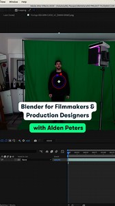 Bring greenscreen footage into your 3D scenes using #Blender and #AfterEffects  Head to the link in bio for the full Learning Path! | Skillshare | Facebook