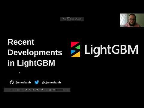 LA Data Science Meetup, Jan 12, 2021 - James Lamb: Recent Developments in LightGBM
