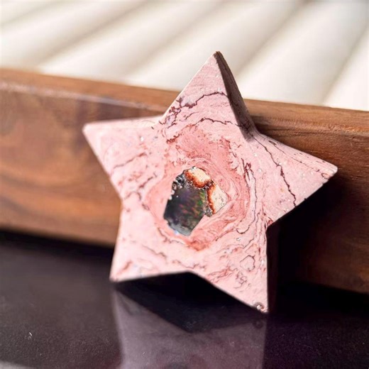 Mexican Matrix Opal Pentagram: Fire Opal Gemstone - Etsy