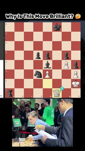 Can You Explain This Move? 🤔#chess #chesspuzzle #chesstactics #brilliantmove #shorts #puzzle #queen