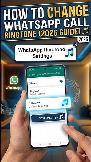 How to Change WhatsApp Call Ringtone! | #WhatsAppRingtone #CustomRingtone #TechShorts