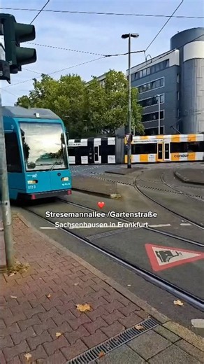 ❤️Frankfurt street views: Stresemannallee/Gartenstraße im Stadtteil Sachsenhausen#street#views