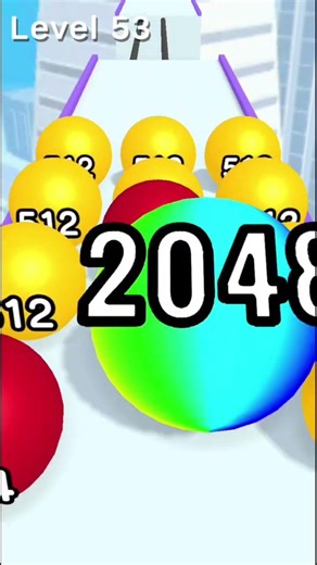 Ball Adventure 2048 - Number 2048 Master Perfect Run🏃🏃🏐🏐🥎🏀