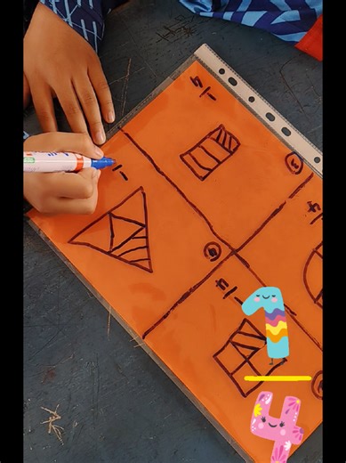 teaching fraction of ¼ #mathdlp #tcheranis