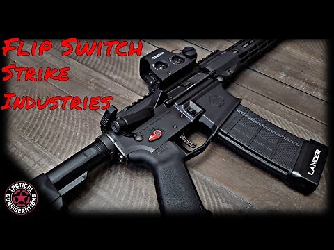 Strike Industries Flip Switch Ambi Safety Selector Red Hot