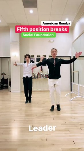 Fifth Position Breaks in American Rumba Dance