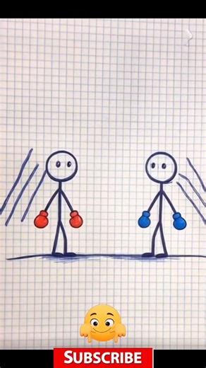 ​"99% Fail To Watch This Stickman KO! 😱 🥊💥#stickman #animation #colors #cartoon #magic #viral #movie