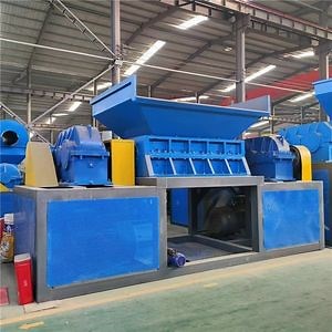 [Hot Item] Small Textile Fabric Shredding Double Shaft Shredder Machine