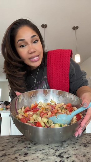 Supreme Pasta Salad Recipe with Olive Garden Dressing