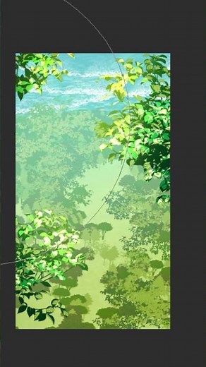 간단 웹툰 배경 보정법 #웹툰 #웹툰그림 #웹툰작가 #그림 #배경 #보정