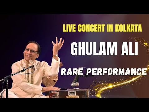 Ghulam Ali Extremely Rare Live Concert in Kolkata