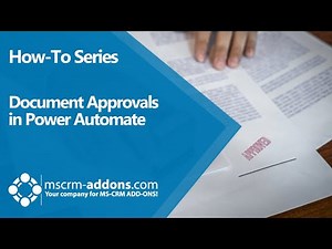 How to create a document approval flow using Power Automate