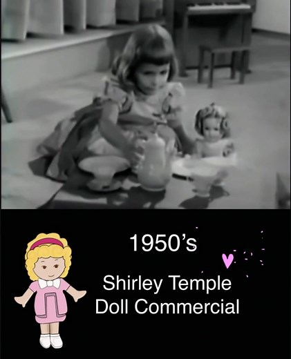 1950’s Shirley Temple Doll Commercial ❤️🎄 Shirley Temple dolls were first released in 1934 by Ideal Toy Corporation. The dolls were a huge success and helped Ideal become the most profitable company in the United States in 1935. Ideal released new versions of the Shirley Temple doll in 1957. These dolls were made from vinyl and had washable Saran hair. Some of these dolls could open and close their eyes, and roll their eyes from side to side. | Old Fashioned Christmas