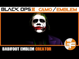 Black Ops 3 Emblem Tutorial 082 - Joker V.2 #Babifoot