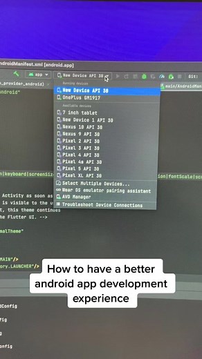 Better android studio emulator skin #developerlife #mobiledeveloper #mobiledevelopment #iosdeveloper #androiddeveloper #androidstudio #xcode #flutter #codinglife #softwaredeveloper #techtok #fyp