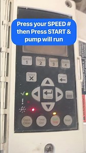 How to set Intelliflo pump to run manually