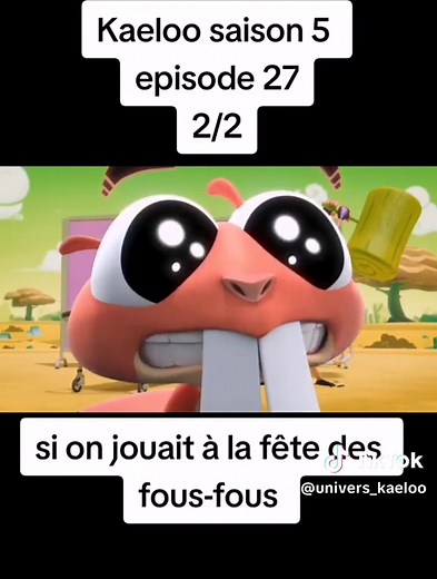 Kaeloo saison 5 episode 27 si on jouait à la fête des fous-fous. #pourtoi #fyp #kaeloosaison5 #tiktokfrance #tiktokafrique #kaeloo🐸🦆🐱🐿