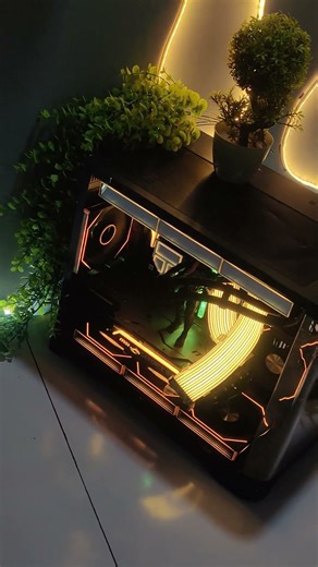 POV: This is your dream setup 👀✨...#GamingSetup #DeskSetup #Battlestation #PCGaming #FYP