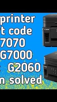 Canon model G4070 error | support code #C000 #G7070 | G7000 #C000#कैनन #canon