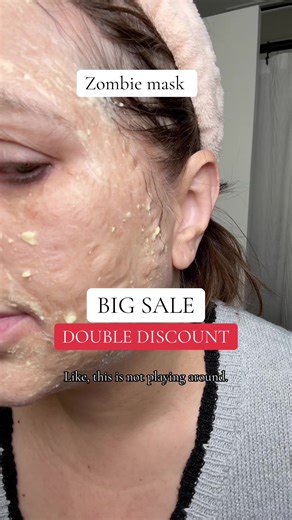 Tried the viral “zombie” mask for the first time and WOW 😳 The tightening is real, the smoothing is instant, and my midlife skin is not mad about it. Linked it here while it’s still 51% off! 🫶✨ @SKIN1004 US #zombiemask #skintightening #bfcm #tiktokshopblackfriday #tiktokshopcybermonday
