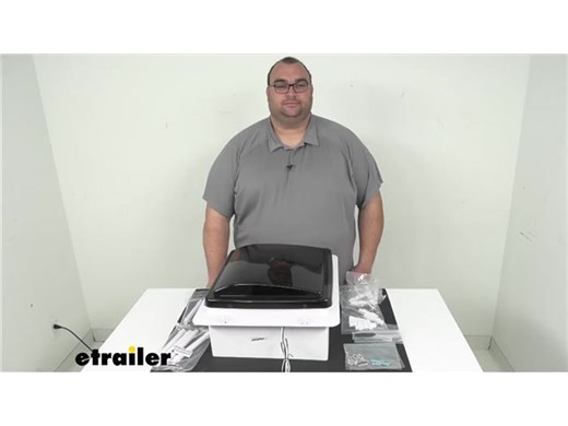 Review of MAXXAIR RV Vents and Fans - Rooftop Vent with Pivoting Fan - MA36WV