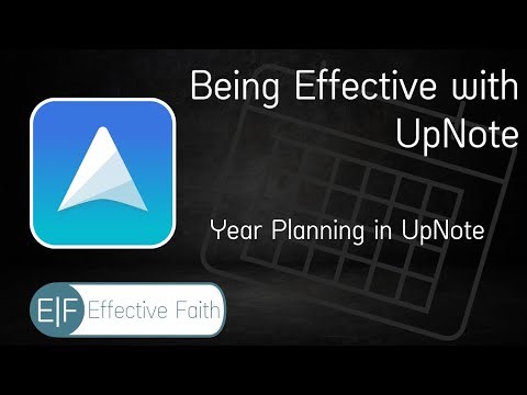 Ep 18 - Year Planning in UpNote