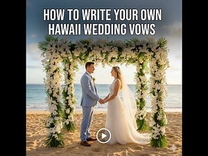How to Write Your Own Hawaii Wedding Vows | Island Inspiration & Tips
