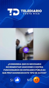 2.3M views · 17K reactions | #PreguntaDelDía |  Una fuerte discusión entre un paciente y un médico terminó en gritos dentro de la Clínica Marcial Fallas. ¿Cree que deberían incrementarse las sanciones para funcionarios que protagonizan este tipo de hechos?  | Multimedios CR | Facebook