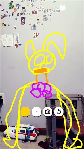 I drawed spring trap with out using me as the outline