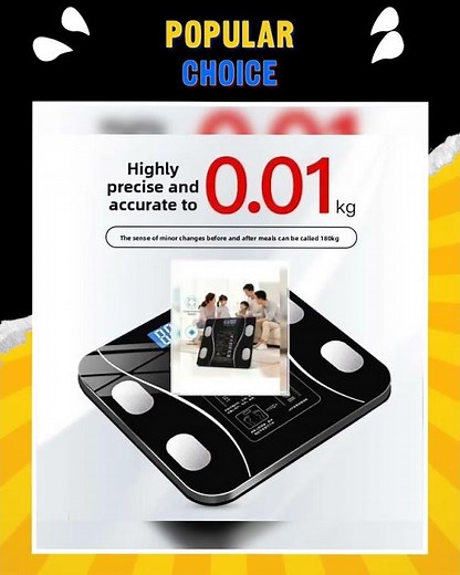 USB Intelligent Precise Body Fat Scale Small Electronic Weighing Scale Home Digital Scale Accurat...
