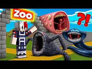 I OPENED A SCARY SEA MONSTER ZOO IN MINECRAFT !!