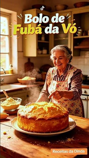 Bolo de Fubá Tradicional da Vó | Fácil, Macio e Saboroso