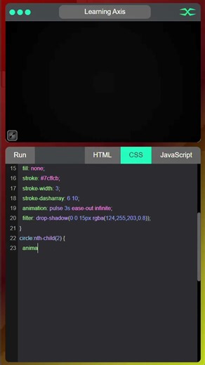 Electric Pulse Ring | HTML CSS