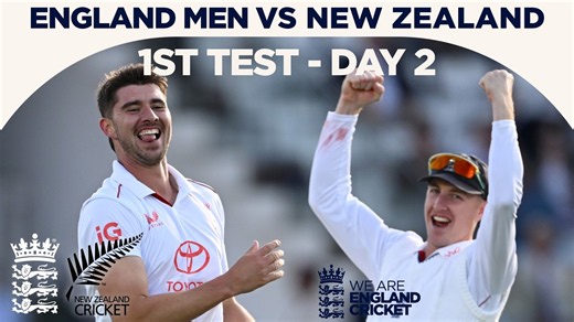 Gay Hits Debut 50 as 17 More Wickets Fall! | Highlights - England v New Zealand | Rothesay Test 2026