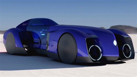 Renault unveils futuristic concept car set to break EV efficiency records