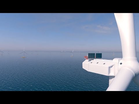 Construction process of a floating offshore wind farm